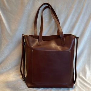Portland Leather Classic Full Size Crossbody - Cognac